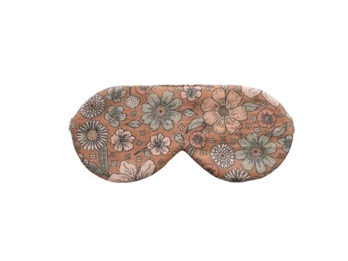 Muslin sleep masks / Caramel Bold Floral