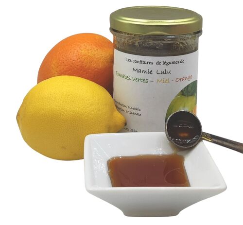 Confiture melon - miel - orange - 210g