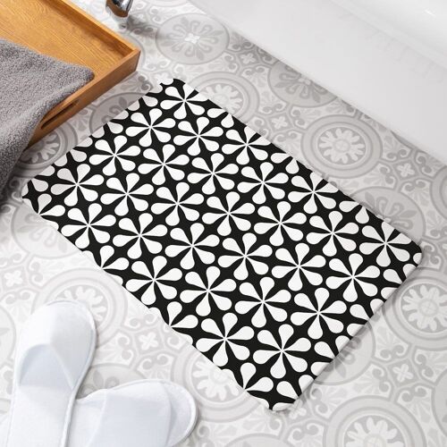 Clover Pattern Stone Non Slip Bath Mat