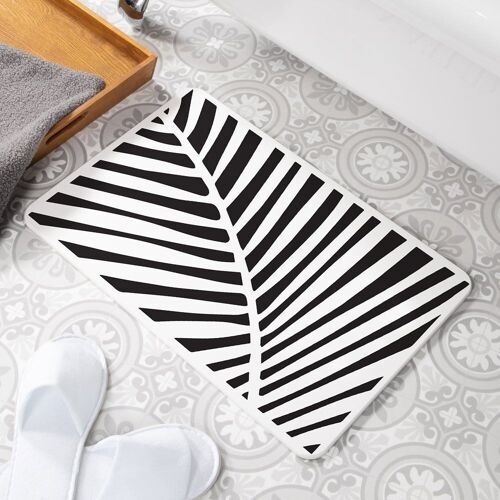 Palm Stone Non Slip Bath Mat