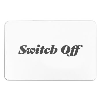 Tapis de bain antidérapant en pierre Switch Off 2