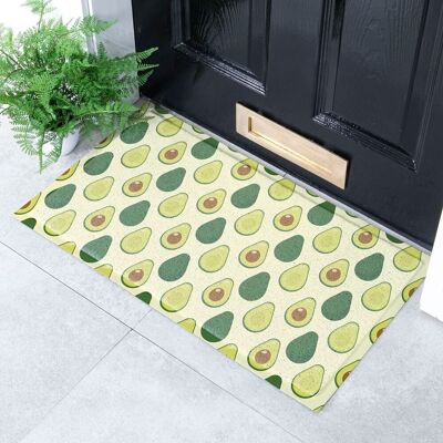 Avocado-Fußmatte für drinnen und draußen – 70 x 40 cm