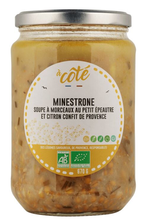 Minestrone petit épeautre et citron confit bio 670g