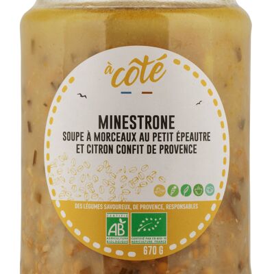 Minestrone small spelled and candied lemon organic 670g