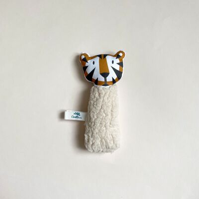 Gling-gling Rassel Tiger Teddy beige