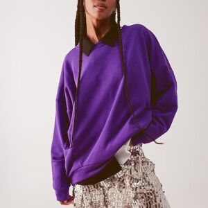 Sweat oversize violet