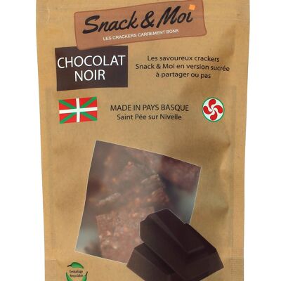 Crackers bio sucrés au chocolat noir 100 grs