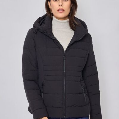 Down jacket with hood-1833
