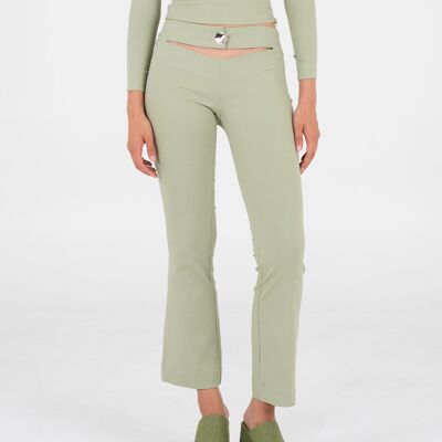 Pantaloni verde chiaro