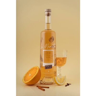 Aperitivo de alcohol francés ecológico de Provenza, vicecampeón del mundo - Cítricos exaltados 14,5%