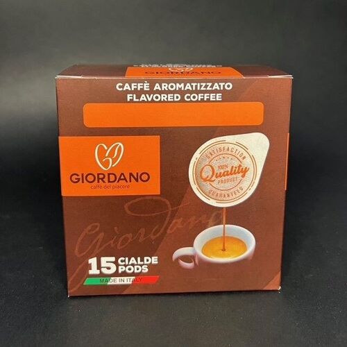 Caffè aromatizzato ginseng in confezione da 15 cialde