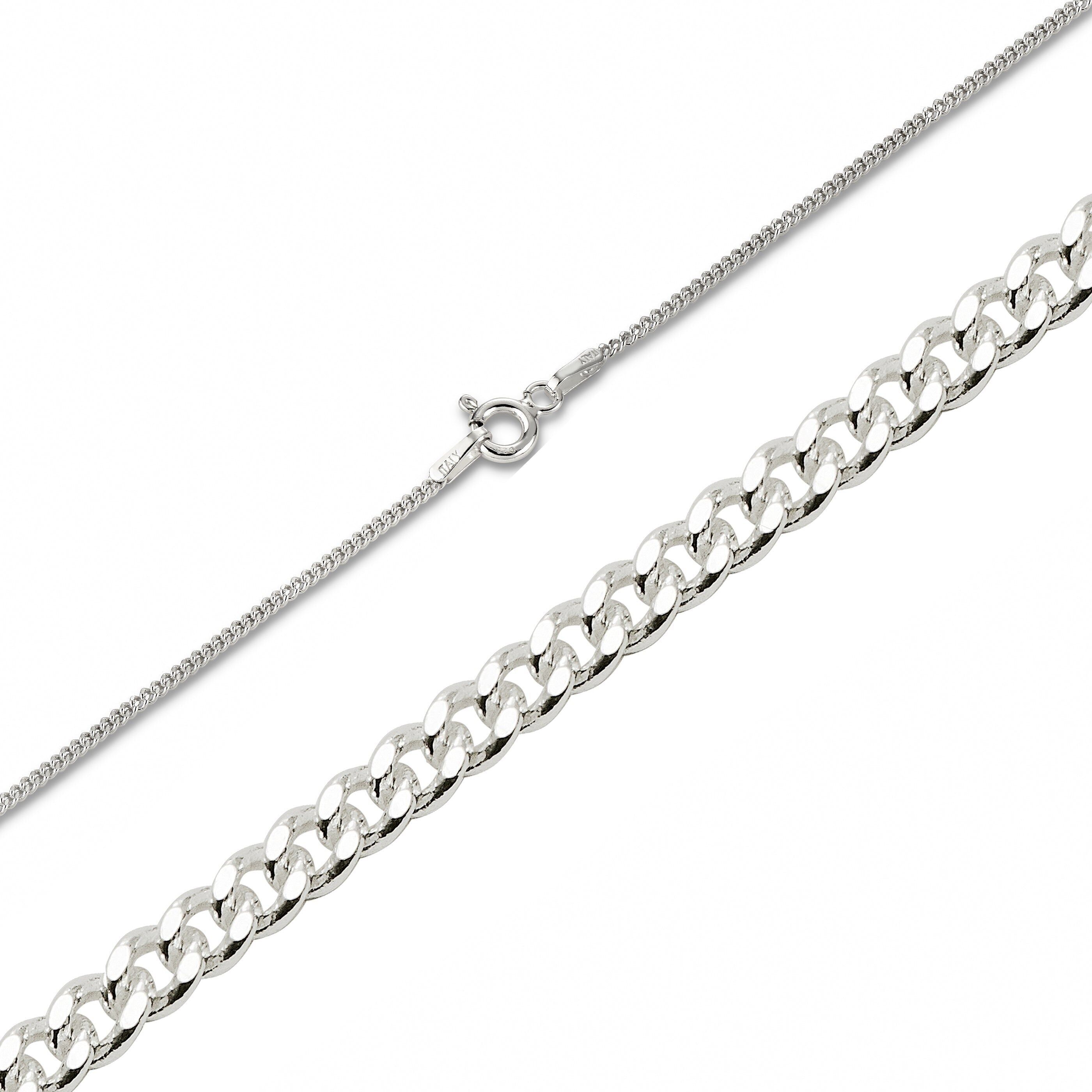 Miami Cuban Link Chain 1mm - 925 Silberkette
