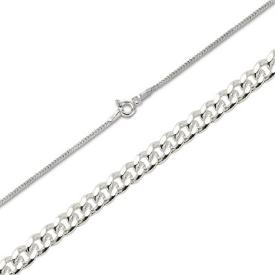 Miami Cuban Link Chain 1mm - 925 silver chain