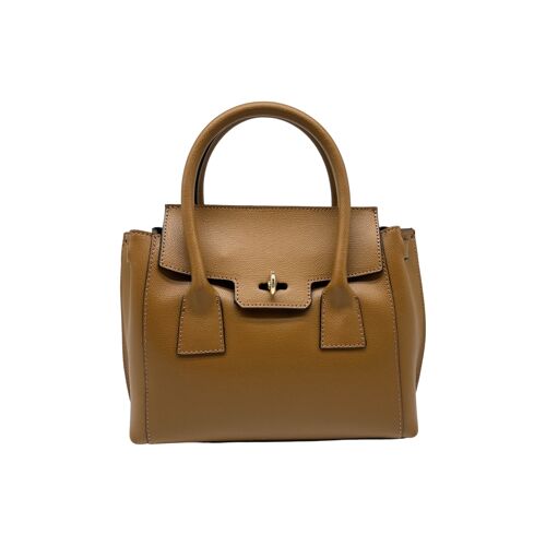 SAC A MAIN CUIR SESAME LIANA CAMEL