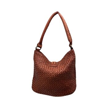 SAC CUIR WASHED PT BRGITTE CAMEL 2