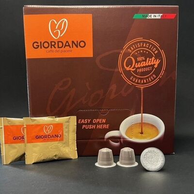 Vigorosa blend coffee from 100 Nespresso compatible capsules