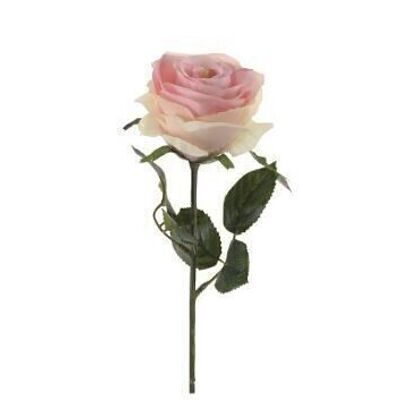 Silk flower - Rose simone 45cm lt pink