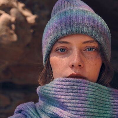 Adeline knitted hat - Alpaca and merino blend - Made in France