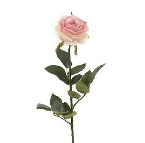 Silk flower - Rose simone 73cm lt pink