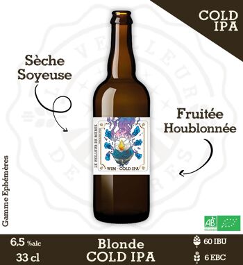 Bière blonde Wim - Cold IPA 7,5% 75cl