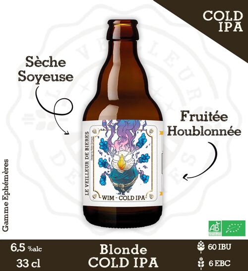 Bière blonde Wim - Cold IPA 7,5% 33cl