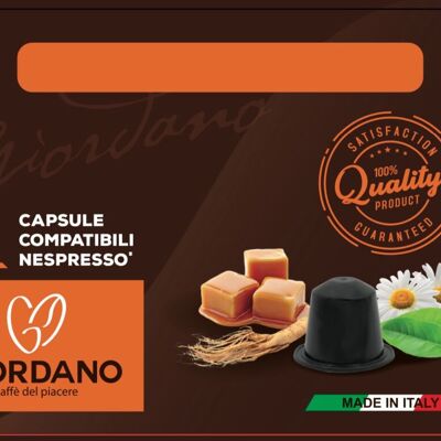 Soluble of 10 Nespresso compatible capsules with Crème Brulèe aroma