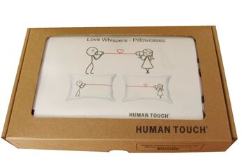 Human Touch - Taies d'oreiller Romantiques - Cadeau Insolite pour Couple 2