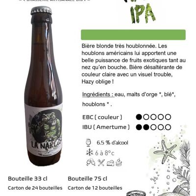 Birra biologica Hazy IPA 6,5%