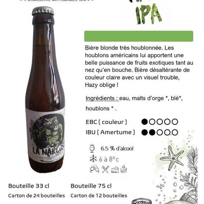 Bière bio Hazy IPA 6,5%