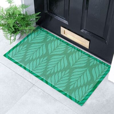 Felpudo para interior y exterior con palmeras verdes - 70x40cm