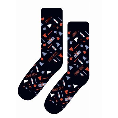 Christmas Test.  C19.  Christmas socks. unisex