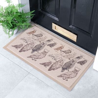 Vintage Owls Indoor & Outdoor Doormat - 70x40cm