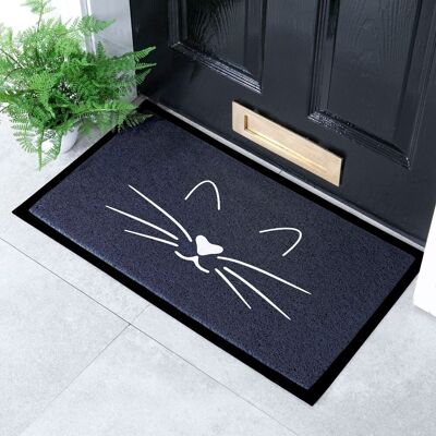 Cat Face Indoor & Outdoor Doormat - 70x40cm