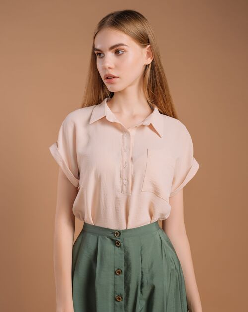 Essential Short-Sleeve Blouse