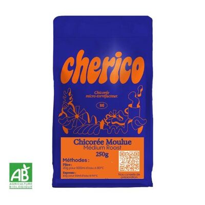 Achicoria - CHERICO molida paquete "Achicoria Nature Orgánica - Tostado Medio" 250g