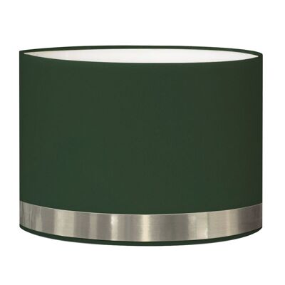 Round green aluminum rush bedside lampshade