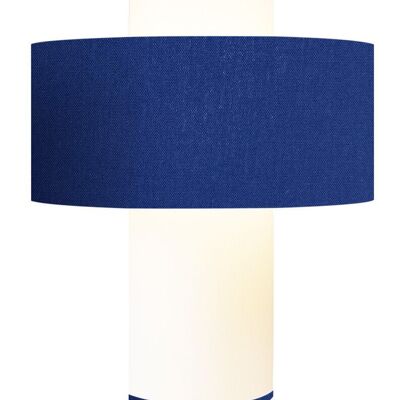 Lámpara Emilio azul D.35 cm