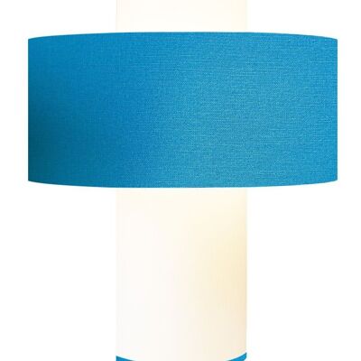 Emilio turquoise lamp D35 cm