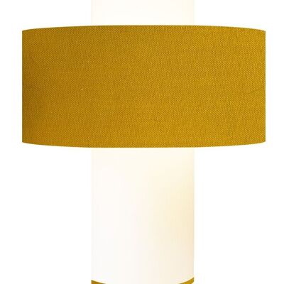 Lampe Emilio jaune moutarde D35 cm