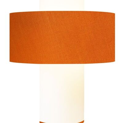 Emilio orangefarbene Lampe D35 cm