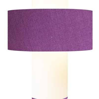 Lámpara Emilio violeta D.35 cm