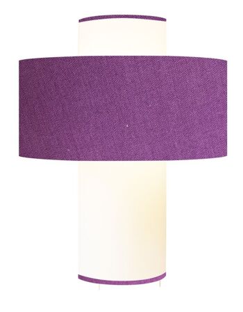 Lampe Emilio violet D35 cm 1