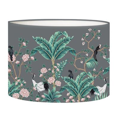 Jungle Gray Bedside Lampshade