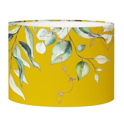 Mustard Yellow Branch Bedside Lampshade