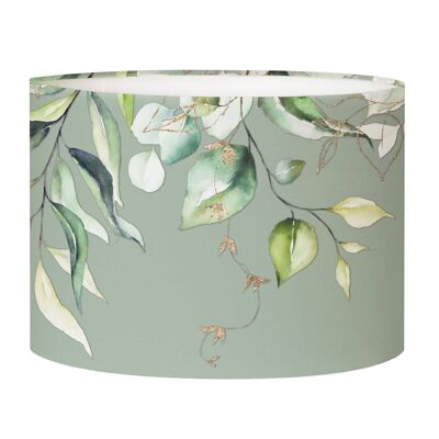Olive Green Branch Bedside Lampshade