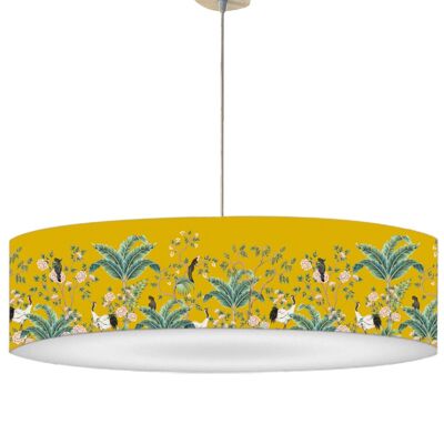 Mustard Yellow Jungle Pendant Lampshade