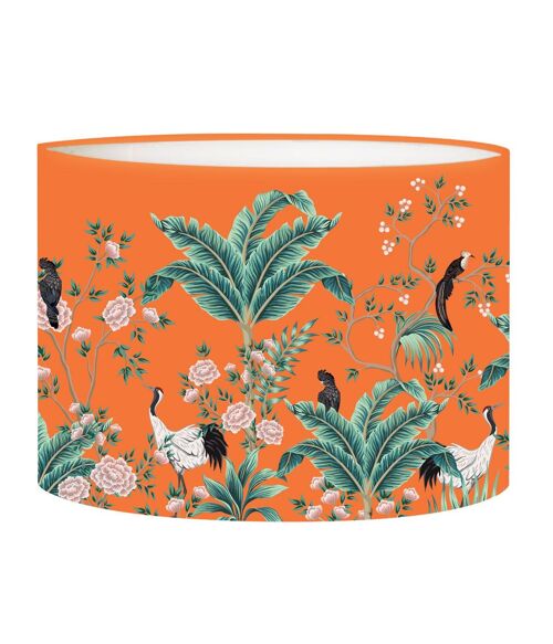 Abat-jour lampadaire Jungle mandarine