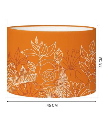 Abat-jour Lampadaire Bouquet Mandarine 3