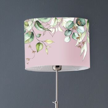 Abat-jour Lampadaire Branche Rose Poudré 5