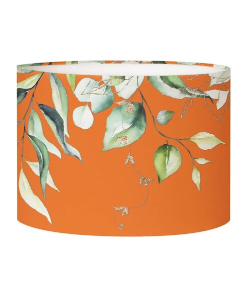 Abat-jour lampadaire branche mandarine